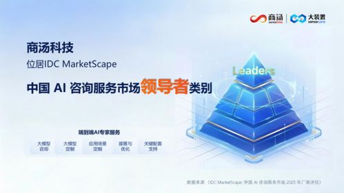 IDC MarketScape評估報告 商湯科技領跑中國AI咨詢服務市場，彰顯技術與戰略雙重實力